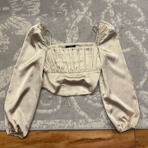 Gold Long Sleeve Top